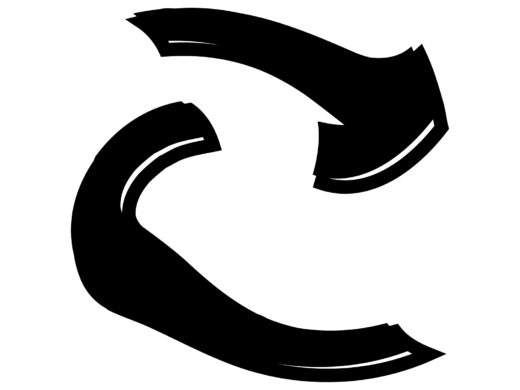 酔っ払ってる風な文字「こ」