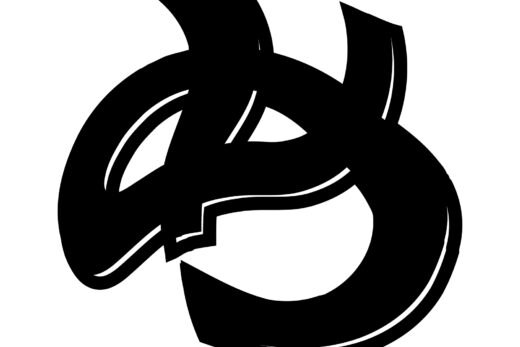 酔っ払ってる風な文字「め」