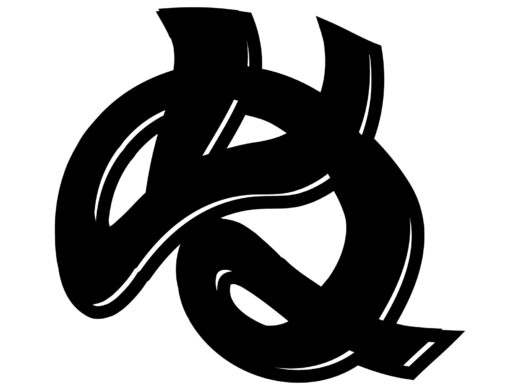 酔っ払ってる風な文字「ぬ」