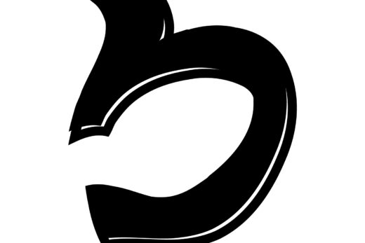 酔っ払ってる風な文字「り」