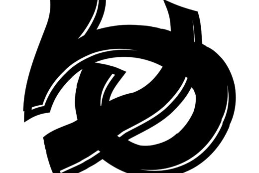 酔っ払ってる風な文字「ゆ」